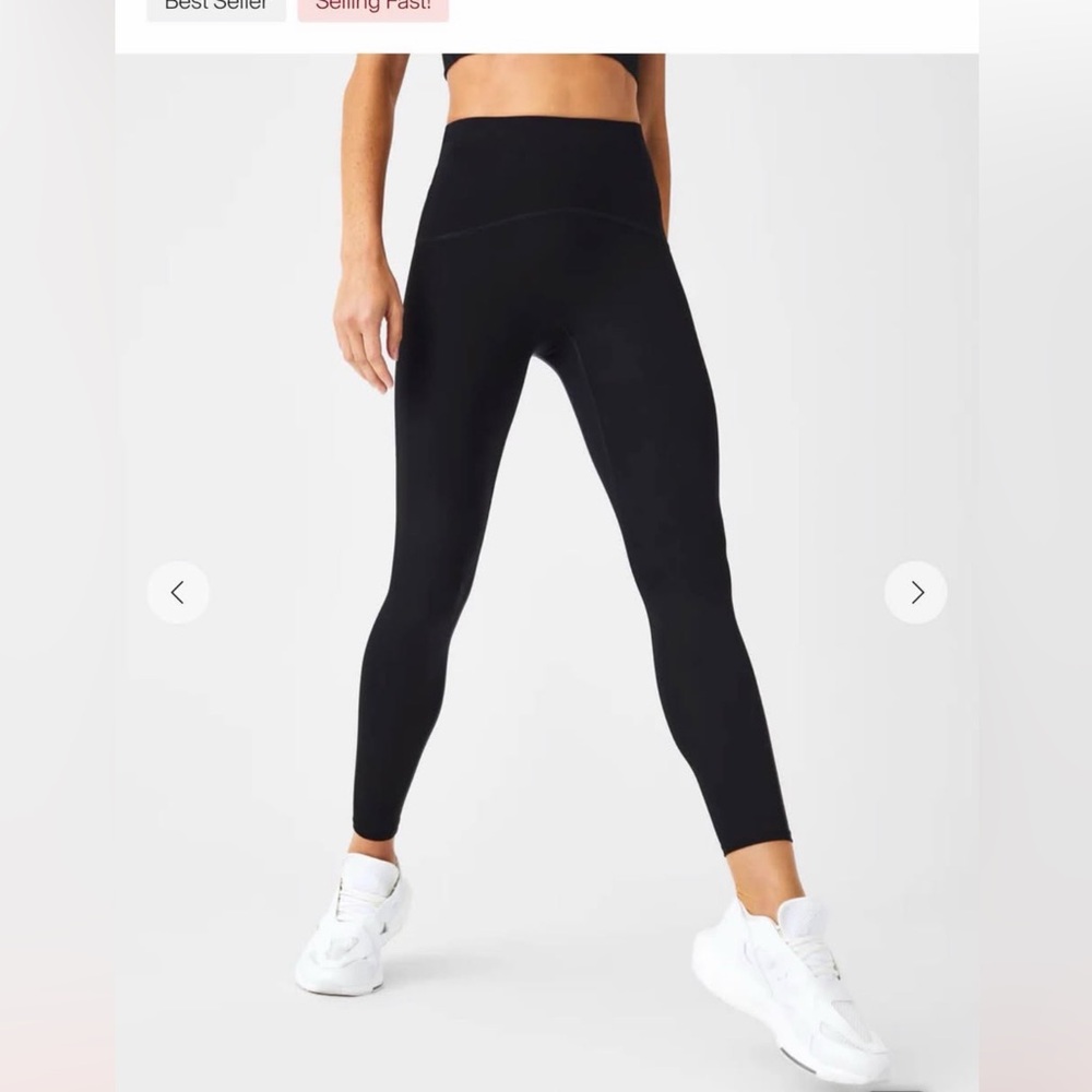 SPANX booty boost  leggings in black 7/8 length